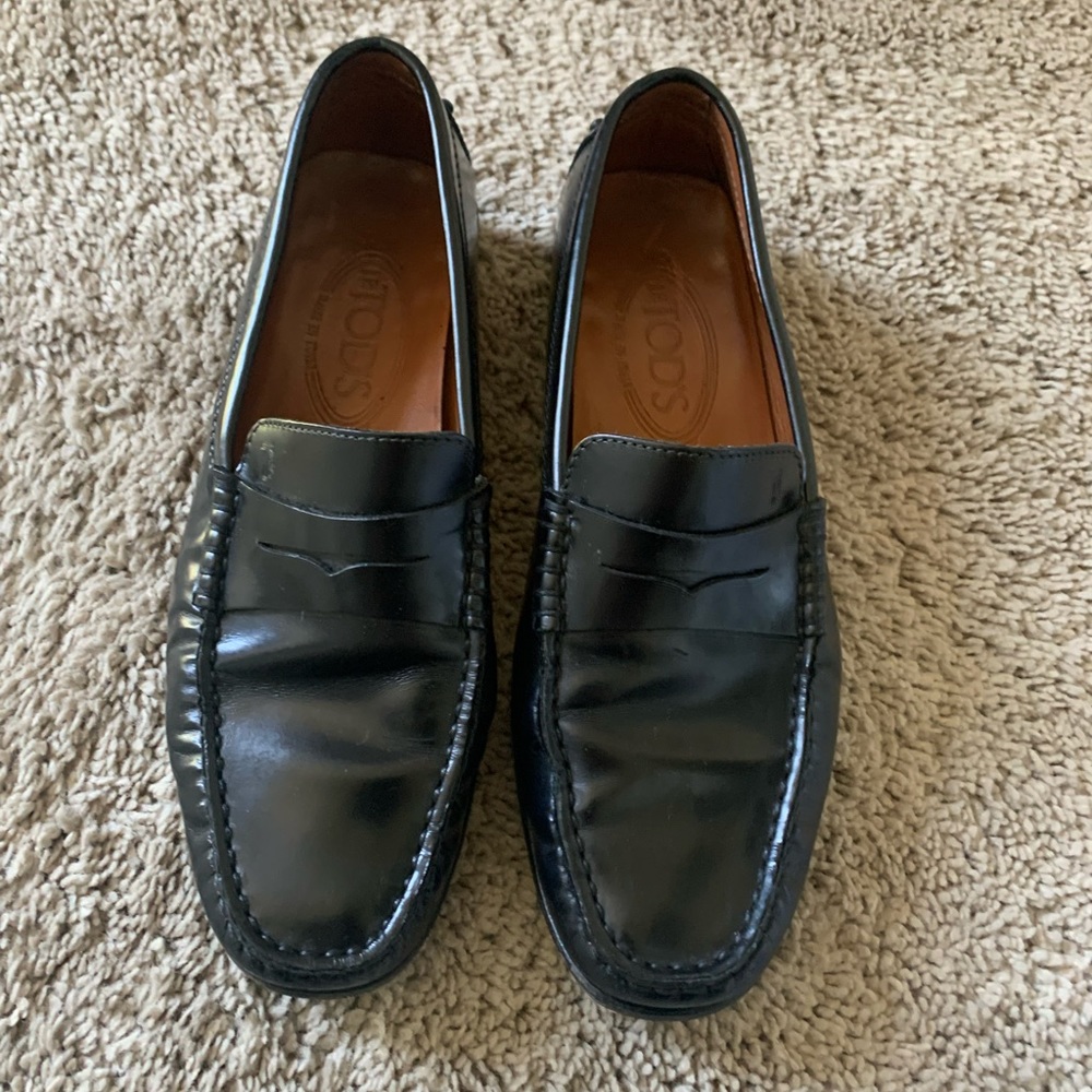 Authentic Tod’s Loafers gently worn.